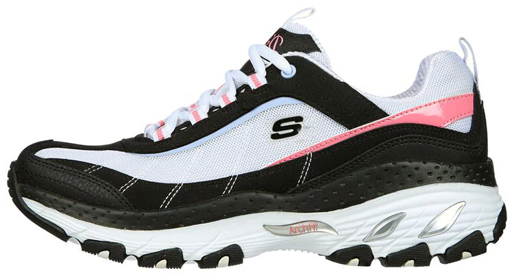 women-skechers-d-lites-arch-fit-black-pink-naturalist-149801-bkwp