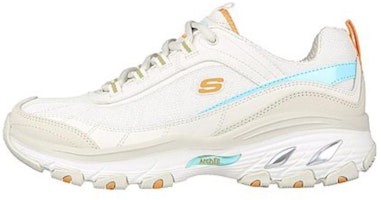 (Women) Skechers D'Lites Arch Fit 'Naturalist Low-Top White' 149801-NTMT (Women) Skechers D'Lites Arch Fit 'Naturalist Low-Top White' 149801-NTMT