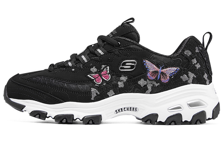 (Women) Skechers D'Lites 'Black' 149908-BLK