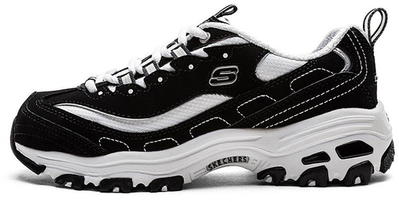 (Women) Skechers D Lites Low-Top Daddy Shoes Black 99999720-BKW Buy (Women) Skechers D Lites Low-Top Daddy Shoes Black 99999720-BKW