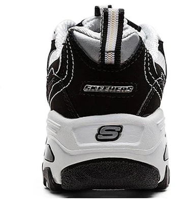 (Women) Skechers D Lites Low-Top Daddy Shoes Black 99999720-BKW Shop (Women) Skechers D Lites Low-Top Daddy Shoes Black 99999720-BKW