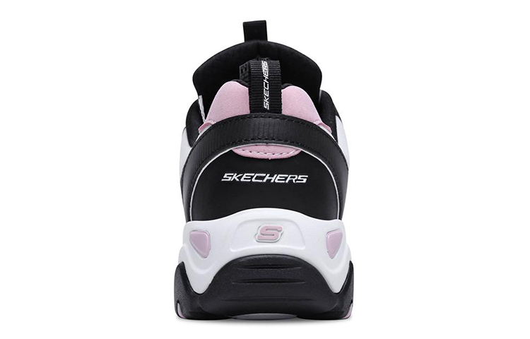 (W) Skechers D'Lites 2.0 Low-Top Running Shoes Black/Pink/White 圖 4
