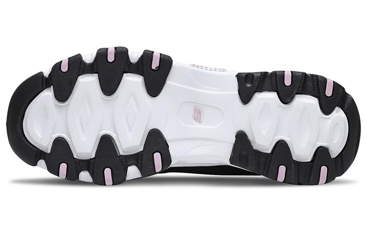 (W) Skechers D'Lites 2.0 Low-Top Running Shoes Black/Pink/White 圖 5