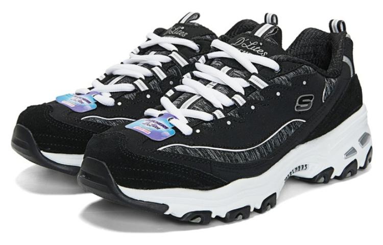 Lookbook (W) 스케쳐스 딜라이트 '블랙' (Skechers D'Lites 'Black') 11936-BKW