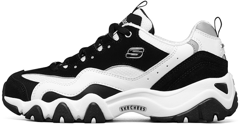 (W) Skechers D'Lites Low Kasut Ayah Hitam/Putih/Kelabu 12493-BKW Buy (W) Skechers D'Lites Low Kasut Ayah Hitam/Putih/Kelabu 12493-BKW