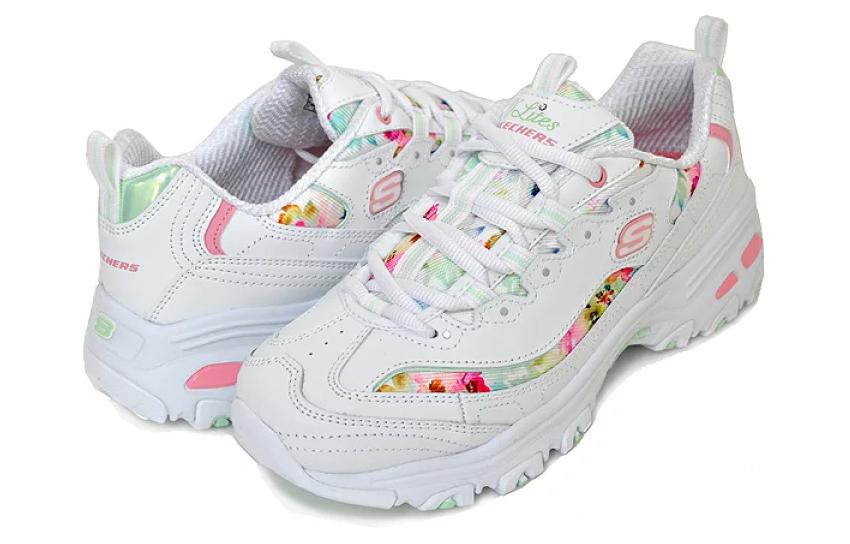 Purchase (W) Sneakers Skechers D''Lites Blooming Fields ''Blanc Multi'' 149794-WMLT