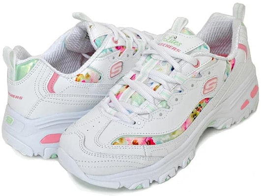 (W) Sneakers Skechers D''Lites Blooming Fields ''Blanc Multi'' 149794-WMLT Purchase (W) Sneakers Skechers D''Lites Blooming Fields ''Blanc Multi'' 149794-WMLT