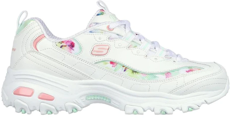 (W) Sneakers Skechers D''Lites Blooming Fields ''Blanc Multi'' 149794-WMLT Sizing (W) Sneakers Skechers D''Lites Blooming Fields ''Blanc Multi'' 149794-WMLT