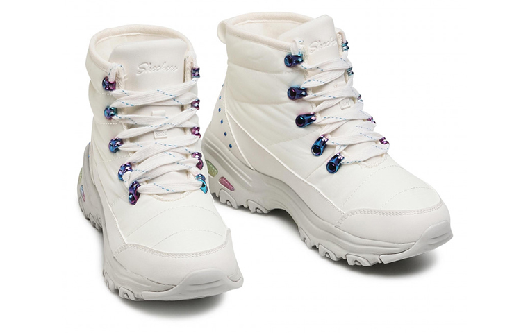 Lookbook (Women) Skechers D'Lites Boots 'White' 167088-WMLT