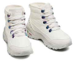 Lookbook Skechers D’lites 馬丁靴 女款 白色