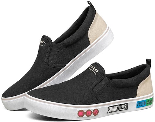 (Women) Skechers V'lites Canvas Shoes Black 66666346-BLK Lookbook (Women) Skechers V'lites Canvas Shoes Black 66666346-BLK