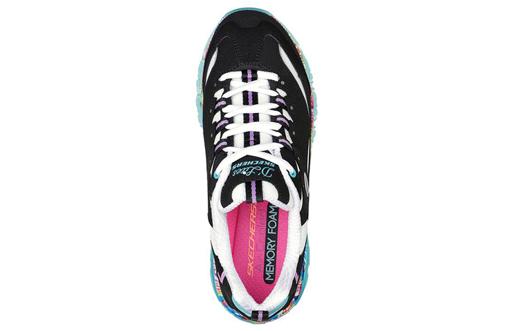 (W) Skechers D'Lites Crystal 'Black Blue Tie-Dye' 圖 4