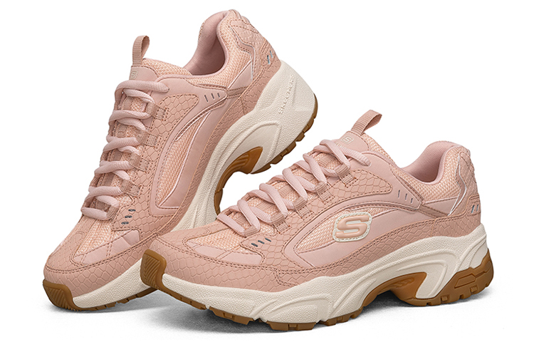 Lookbook (Women) Skechers D'Lites Daddy Shoes Red 13455-ROS