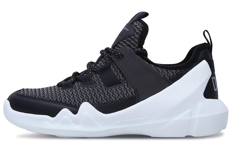 (Women) Skechers D'Lites Dlt-A 'Black Grey' 66666086-BKCC