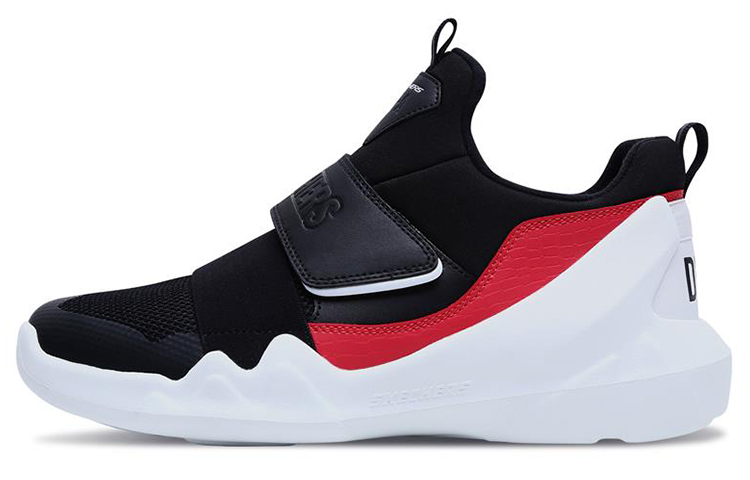 (Women) Skechers D'Lites Dlt-A 'Black Red' 66666085-BKRD