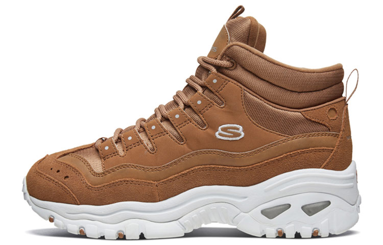 (W) Skechers D'Lites Energy Daddy Shoes Brown