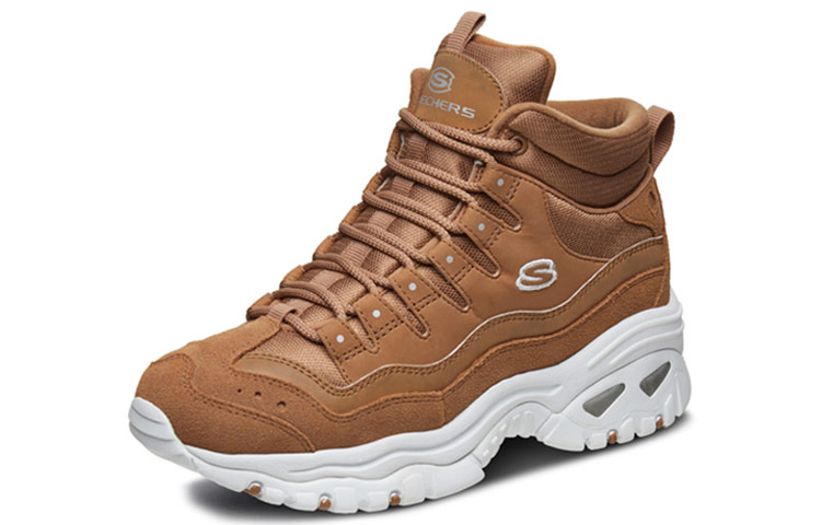 (W) Skechers D'Lites Energy Daddy Shoes Brown 圖 3