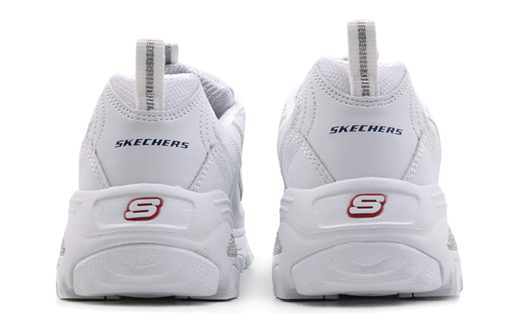 Lookbook (W) Skechers D''Lites Fresh Start ''Weiß Marineblau Rot'' 11931-WNVR