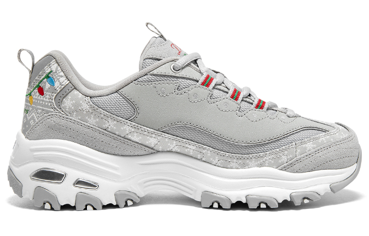 Order Skechers D‘LITES 舒適百搭 防滑 低筒 爸爸鞋 女式 灰色
