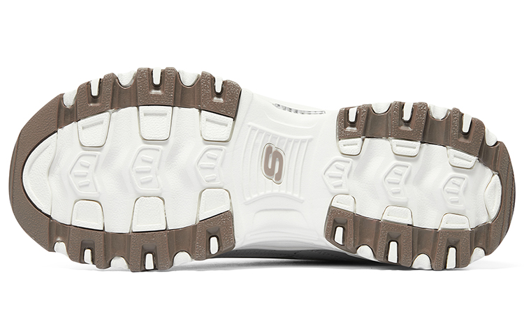 (W) Skechers D'lites-looking Glass Marathon Running Shoes 'Grey White Brown' 圖 6