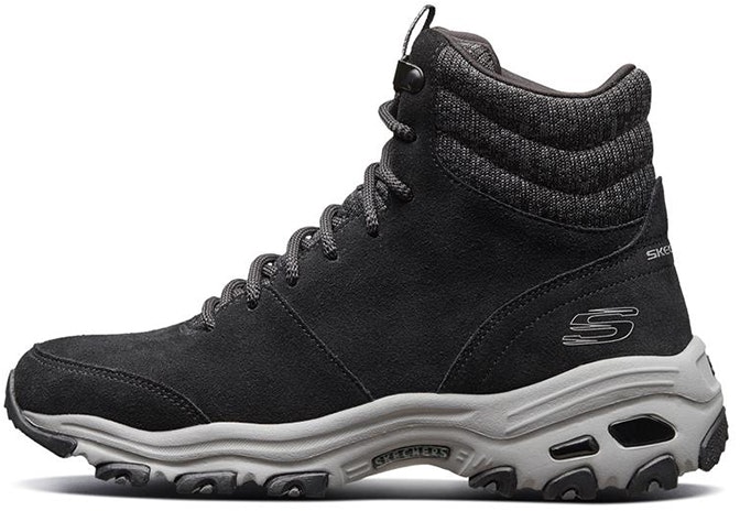 women-skechers-d-lites-high-top-black-casual-boot-49727-blk