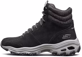 (Women) Skechers D'Lites High-Top 'Black Casual Boot' 49727-BLK (Women) Skechers D'Lites High-Top 'Black Casual Boot' 49727-BLK