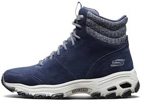 (Women) Skechers D'Lites High-Top 'Navy Blue' 49727-NVY (Women) Skechers D'Lites High-Top 'Navy Blue' 49727-NVY