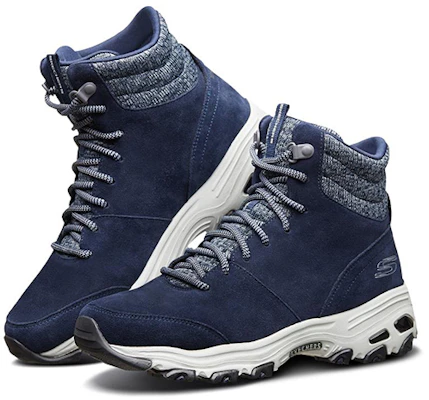 (W) Skechers D''Lites High-Top ''Dunkelblau'' 49727-NVY Lookbook (W) Skechers D''Lites High-Top ''Dunkelblau'' 49727-NVY