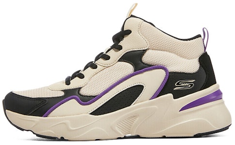 (W) スケッチャーズ D'Lites ハイカット "ライスブラックパープル" 117047-NTBK Buy (W) スケッチャーズ D'Lites ハイカット "ライスブラックパープル" 117047-NTBK