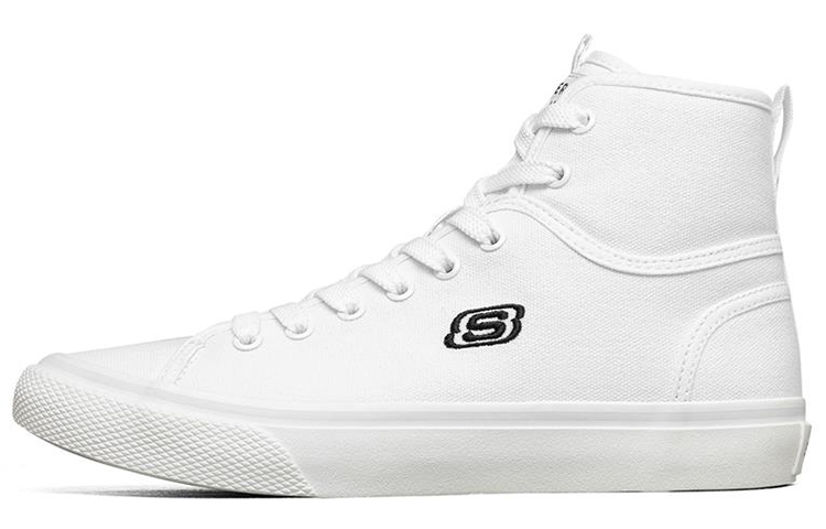 (Women) Skechers D'Lites High-Top 'White' 66666225-WHT