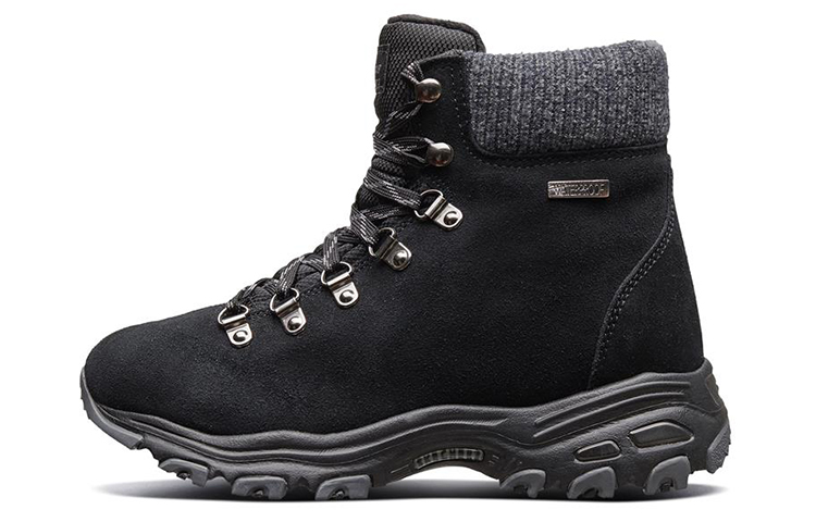 (Women) Skechers D'lites High 'Black' 48817-BLK