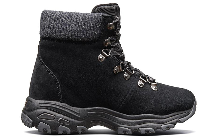 Order (W) Skechers D''lites High ''Zwart'' 48817-BLK
