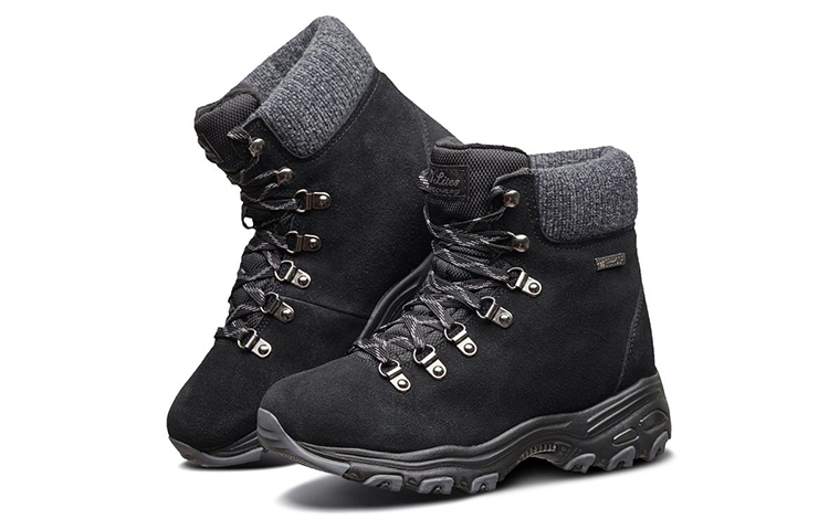 Lookbook (W) Skechers D''lites High ''Zwart'' 48817-BLK