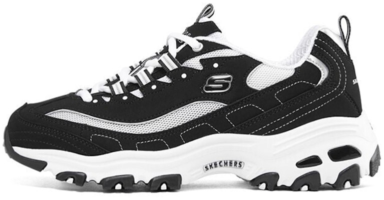 (Women) Skechers Dlites 1.0 'Black White' 896121-BKW Buy (Women) Skechers Dlites 1.0 'Black White' 896121-BKW