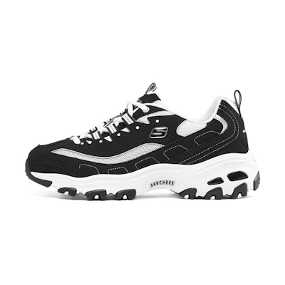 (W) Skechers Dlites 1.0 'Black White'