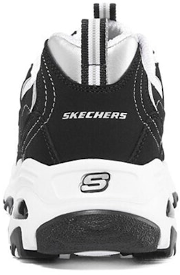 (Women) Skechers Dlites 1.0 'Black White' 896121-BKW Shop (Women) Skechers Dlites 1.0 'Black White' 896121-BKW