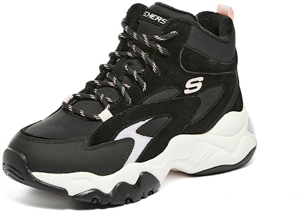 (W) スケッチャーズ D'Lites ハイ トップ 「黒・快適」 167595-BKMT Lookbook (W) スケッチャーズ D'Lites ハイ トップ 「黒・快適」 167595-BKMT