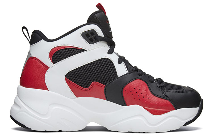 (W) Skechers D'Lites High-Top Black/Red 圖 2