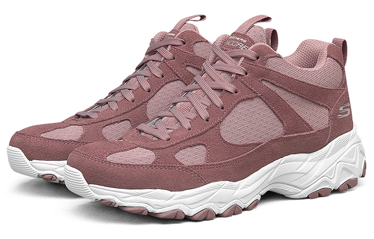 (W) Skechers D'Lites High-Top Daddy Shoes Pink 圖 3