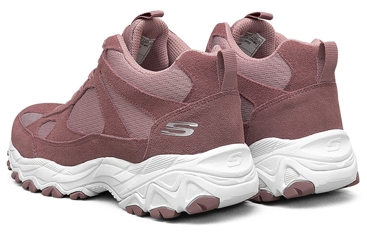 (W) Skechers D'Lites High-Top Daddy Shoes Pink 圖 4