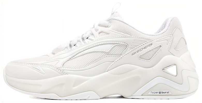 (Women) Skechers D'LITES Hyper Burst 'All White' 149984-WSL Buy (Women) Skechers D'LITES Hyper Burst 'All White' 149984-WSL