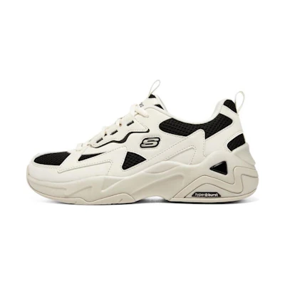 (W) Skechers D'LITES Hyper Burst 'Cream Black'