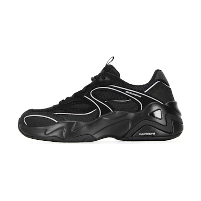 (W) Skechers DLITES Hyper Burst 'Black Silver'