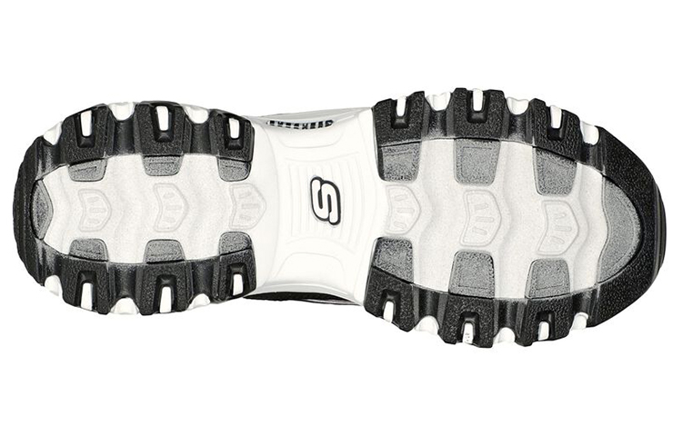 (W) Skechers D'Lites Leather 'Black Multi' 圖 5