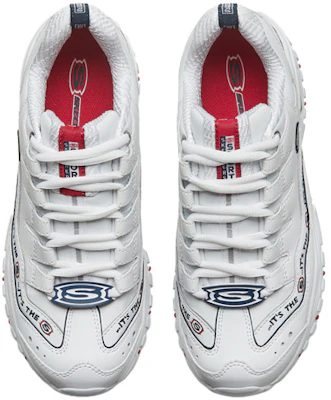 Skechers D‘LITES 低幫 運動休閒鞋 女款 白色 Lookbook Skechers D‘LITES 低幫 運動休閒鞋 女款 白色