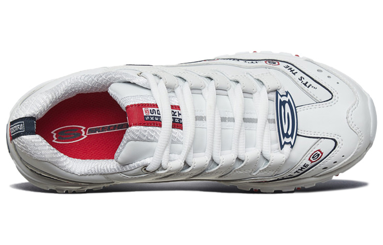 Shop Skechers D‘LITES 低幫 運動休閒鞋 女款 白色