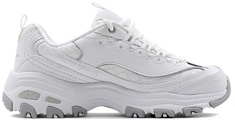 (W) Skechers D'Lite-Looking Glass 'Putih Abu-abu' 11959-WHT Order (W) Skechers D'Lite-Looking Glass 'Putih Abu-abu' 11959-WHT