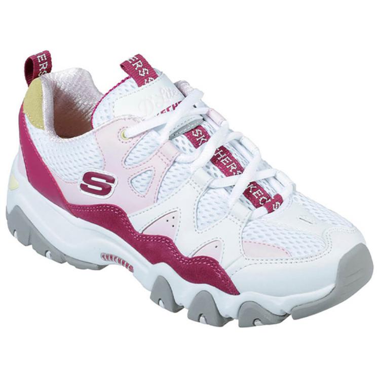 Lookbook (W) Skechers D LITES Baskets Basses Rose pour Running 12937-WPK