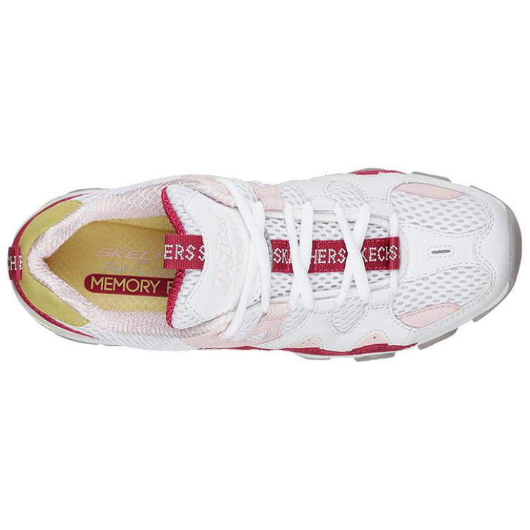 Shop (W) Skechers D LITES Baskets Basses Rose pour Running 12937-WPK