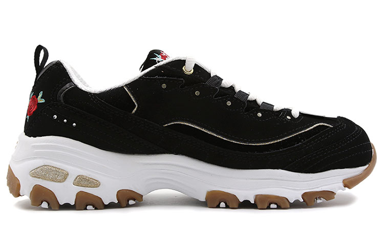 Order (W) Skechers D'Lites Zapatillas Daddy Low-Top Negras 13084-BKW